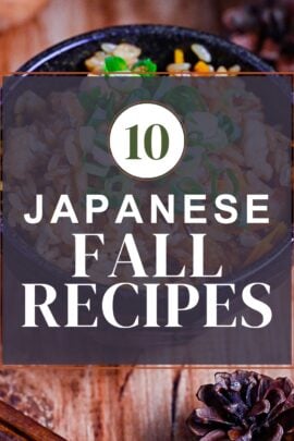 Japanese fall (autumn) recipe thumbnail