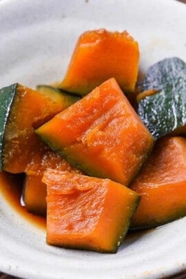 Japanese Simmered Pumpkin Side