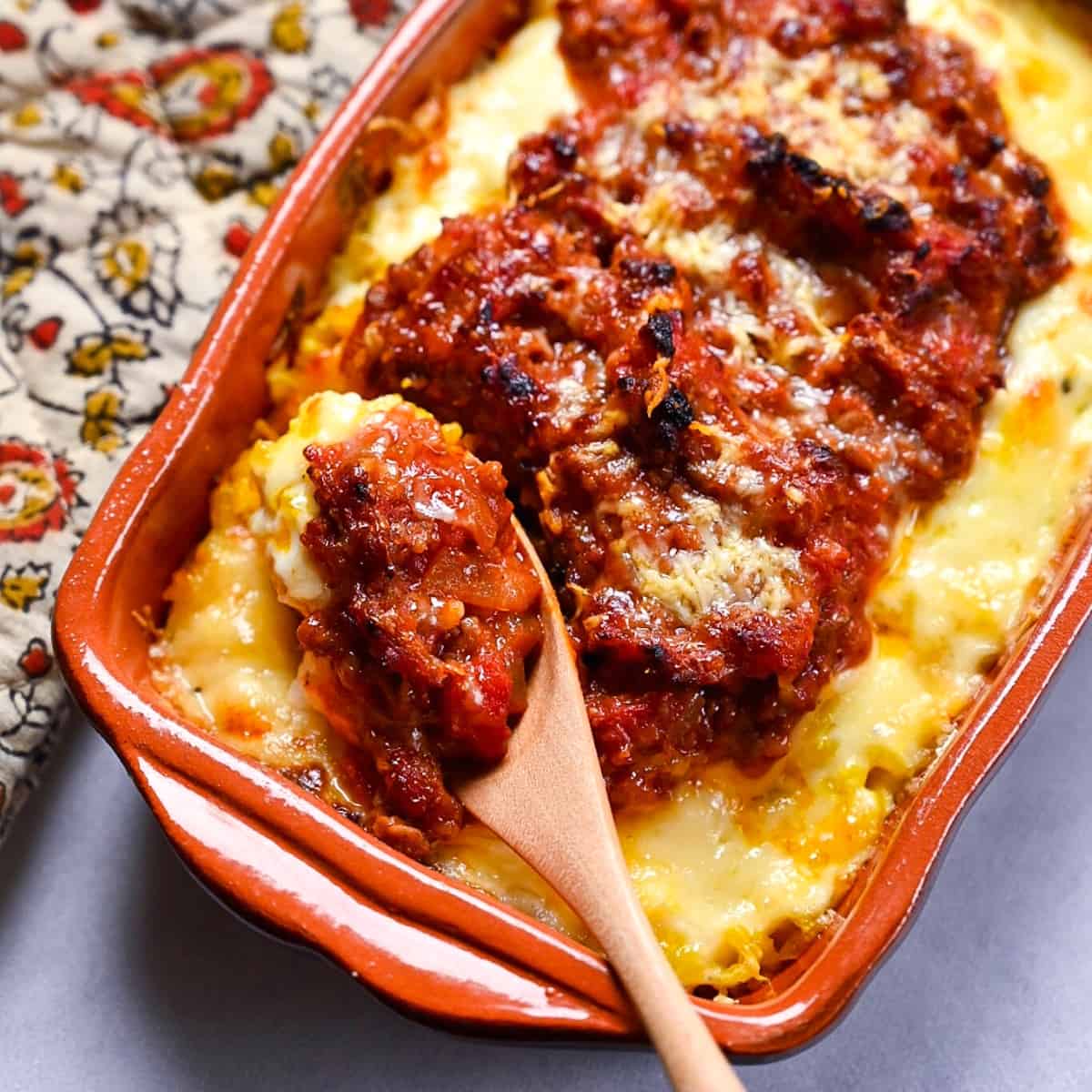 Saizeriya Style Meat Doria with spoon