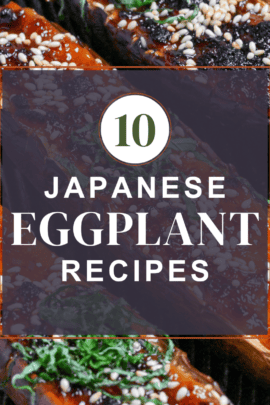 Thumbnail for 10 Japanese eggplant recipes with nasu dengaku (miso glazed eggplant) in the background